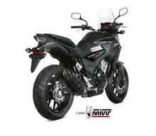 MIVV Slip-On, Suono Black, Standard Exhaust For Honda CB 500 X 2017-2021