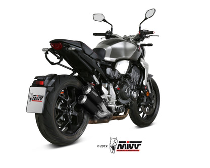 MIVV 2 Slip-on, MK3 Black, Standard Exhaust For Honda CB 1000 R 2018-2022