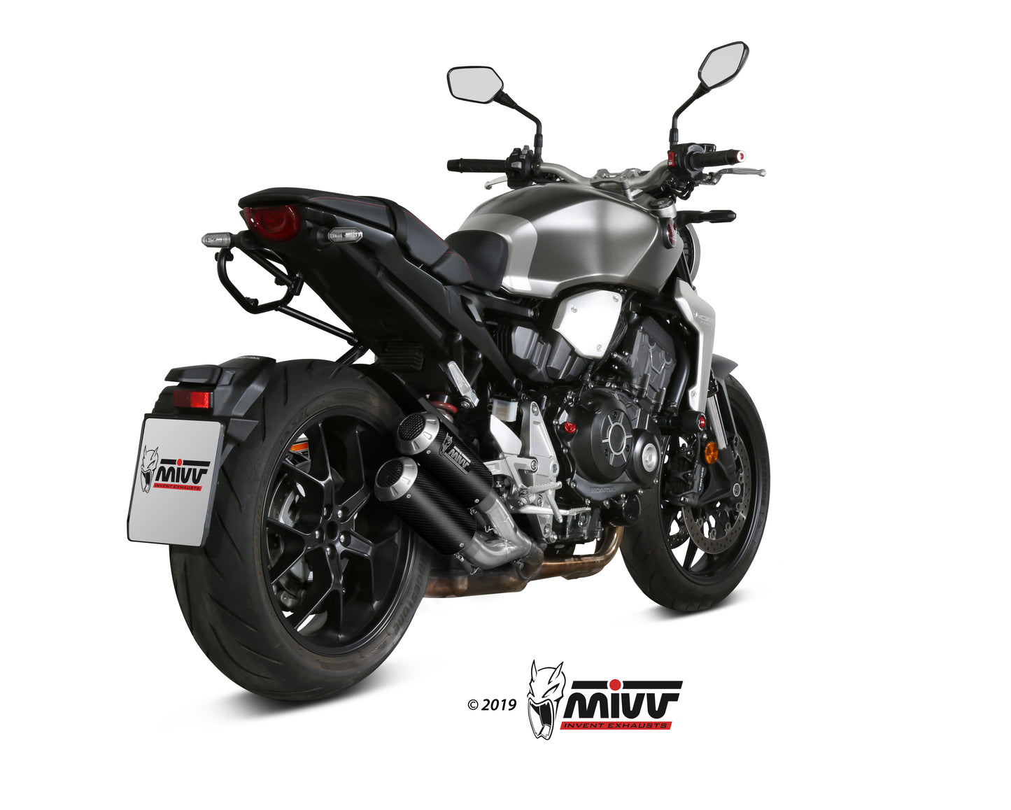 MIVV 2 Slip-on, MK3 Carbon, Standard Exhaust For Honda CB 1000 R 2018-2022