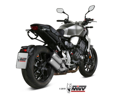 MIVV 2 Slip-on, MK3 Stainless Steel, Standard Exhaust For Honda CB 1000 R 2018-2022