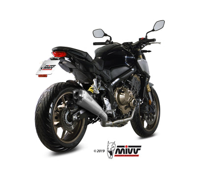 MIVV Full System 4x2x1, Delta Race Stainless Steel, Standard Exhaust For Honda CB 650 R 19-21, CBR 650 R 19-21