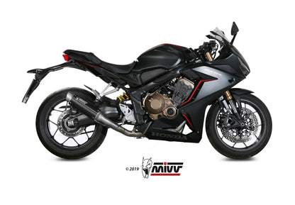 MIVV Full System 4x2x1, GPpro Black, Standard Exhaust For Honda CB 650 R 19-21, CBR 650 R 19-21
