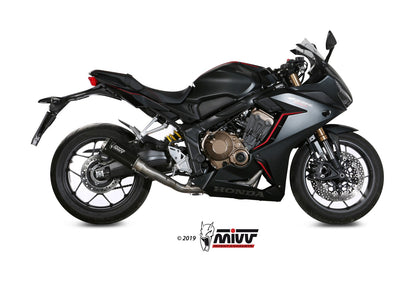 MIVV Full System 4x2x1, MK3 Black, Standard Exhaust For Honda CB 650 R 19-21, CBR 650 R 19-21