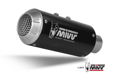 MIVV Full System 4x2x1, MK3 Black, Standard Exhaust For Honda CB 650 R 19-21, CBR 650 R 19-21