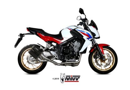 MIVV Full System 4x2x1x2, MK3 Black, Standard Exhaust For Honda CB 650 F 2014-2018