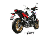 MIVV Full System 4x2x1x2, MK3 Black, Standard Exhaust For Honda CB 650 F 2014-2018