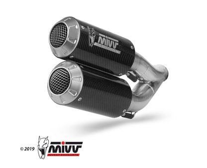 MIVV Full System 4x2x1x2, MK3 Carbon, Standard Exhaust For Honda CB 650 F 2014-2018