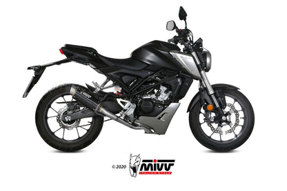 MIVV Full System 1x1, GPpro Black, Standard Exhaust For Honda CB 125 R 2018-2020