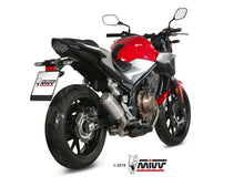MIVV Slip-on, MK3 Stainless Steel, Standard Exhaust For Honda CB 500F 2019-2021