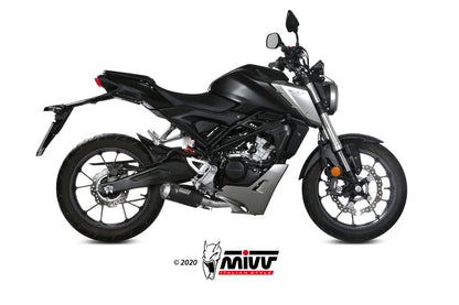 MIVV Full System 1x1, GPpro Black, Standard Exhaust For Honda CB 125R 2018-2020
