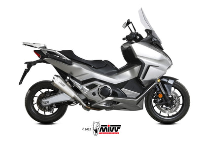 MIVV Slip-on, Delta Race Stainless Steel, Standard Exhaust For Honda Forza 750 2021-2022