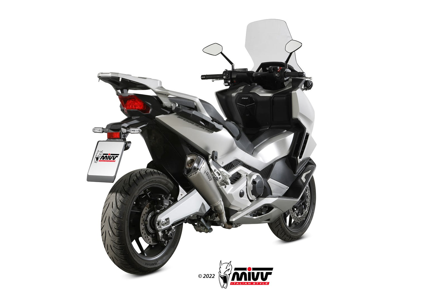 MIVV Slip-on, Speed Edge Black, Standard Exhaust For KTM 1290 Super Adventure / R / S / T 2021-2024