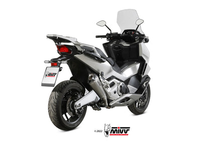 MIVV Slip-on, Speed Edge Black, Standard Exhaust For KTM 1290 Super Adventure / R / S / T 2021-2024