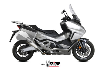 MIVV Slip-on, Delta Race Stainless Steel, Standard Exhaust For Honda Forza 750 2021-2022