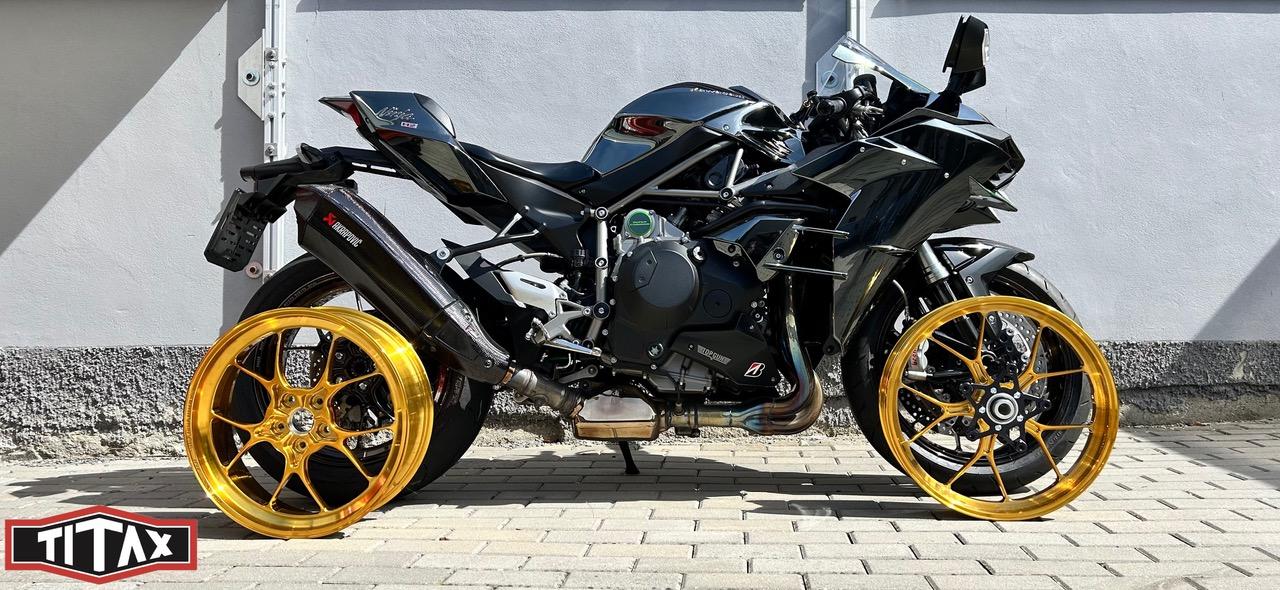 Titax Forged Aluminum Wheels for the Kawasaki H2 / H2R / H2 SX