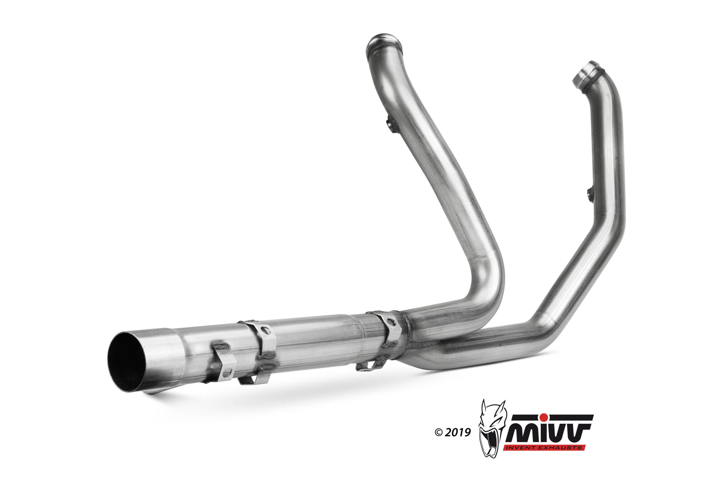 MIVV [No-kat pipes compatible with FLHR, FLHRC, FLHRXS] Exhaust For Harley Davidson Road King/Classic 17-22 & etc.