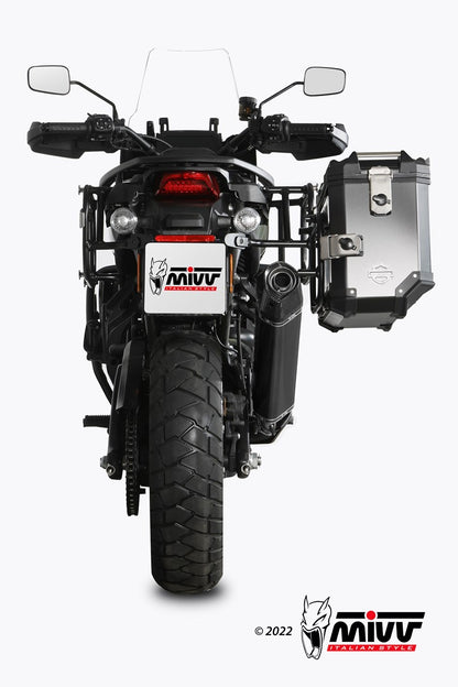 MIVV Slip-on, Speed Edge Black, Standard Exhaust For Harley Davidson Pan America/ Special 2021-2022
