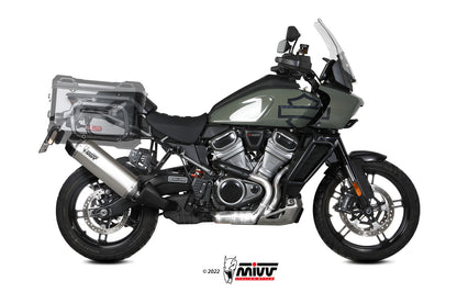 MIVV Slip-on, Speed Edge Titanium, Standard Exhaust For Harley Davidson Pan America/ Special 2021-2022