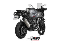 MIVV Slip-on, Speed Edge Titanium, Standard Exhaust For Harley Davidson Pan America/ Special 2021-2022