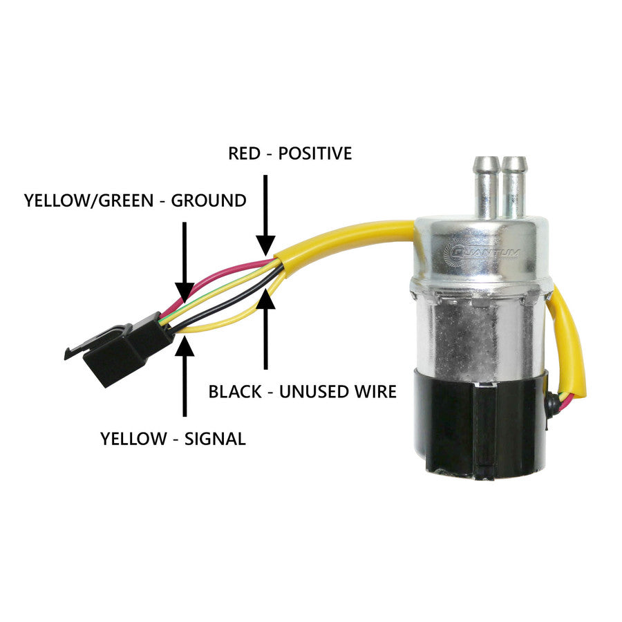 Quantum Fuel Systems QFS OEM Replacement Frame-Mounted Electric Fuel Pump for the Honda Goldwing '86, VFR750 Interceptor '86-89 & etc.