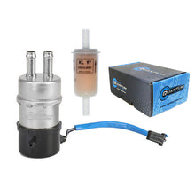 Quantum Fuel Systems OEM Replacement Frame-Mounted Electric Fuel Pump w/ Fuel Filter for the Honda Africa Twin 750 '90-02, CBR600F '91-02 & etc.