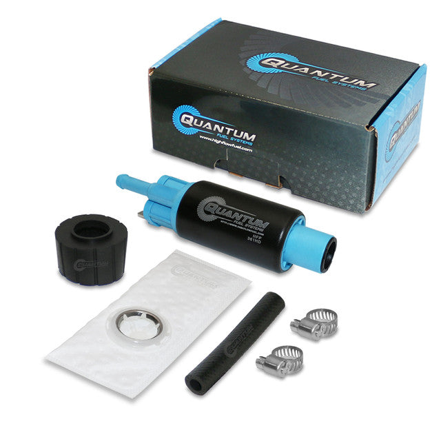 Quantum Fuel Systems OEM Replacement In-Tank EFI Fuel Pump w/ Strainer for the Ducati 888 93-95, Harley Davidson Electra Glide '95-99 & etc.