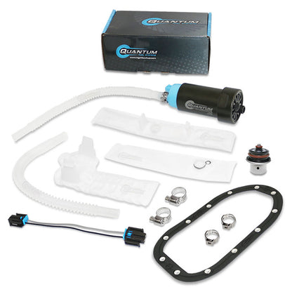 Quantum Fuel Systems OEM Replacement In-Tank EFI Fuel Pump w/ Fuel Pressure Regulator, Tank Seal, Strainer for the Harley Davidson FXD Dyna / Dyna Switch Back '2008 & etc.
