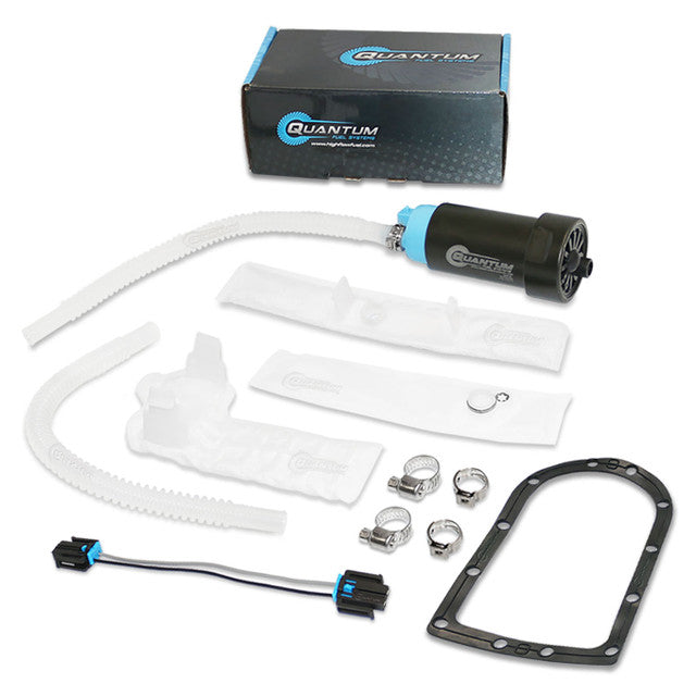 Quantum Fuel Systems OEM Replacement In-Tank EFI Fuel Pump w/ Tank Seal, Strainer for the Harley Davidson Fat Bob '08-17, Super Glide '06-14, Wide Glide '04-08