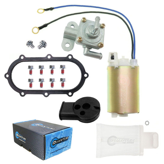 Quantum Fuel Systems OEM Replacement In-Tank Electric Fuel Pump w/ Tank Seal, Strainer for the Suzuki GSX-R750 '96-99, GSXR600 '97-00