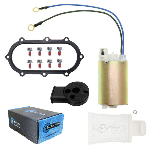 Quantum Fuel Systems OEM Replacement In-Tank Electric Fuel Pump w/ Tank Seal, Strainer for the Suzuki GSXR600 '97-00, GSX-R750 '96-99