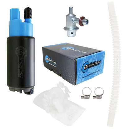Quantum Fuel Systems OEM Replacement In-Tank EFI Fuel Pump w/ Fuel Pressure Regulator, Strainer for the Suzuki Burgman 650 '03-17, Boulevard C109R '2008