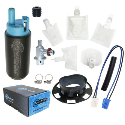 Quantum Fuel Systems OEM Replacement In-Tank EFI Fuel Pump w/ Fuel Pressure Regulator, Tank Seal, Strainer for the Honda CBR1000RR '04-07