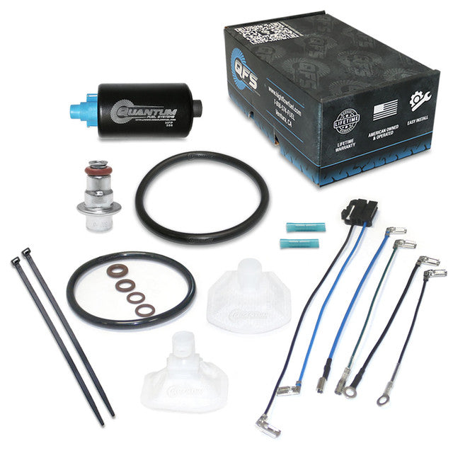 Quantum Fuel Systems OEM Replacement In-Tank EFI Fuel Pump w/ Fuel Pressure Regulator, Tank Seal, Strainer for the Suzuki V-Strom 1000 '14-19, V-Strom 650 '07-16 & etc