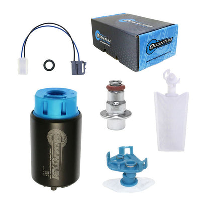 Quantum Fuel Systems OEM Replacement In-Tank EFI Fuel Pump with Fuel Pressure Regulator, Strainer for the Yamaha FZ1 / MT-01 '06-15