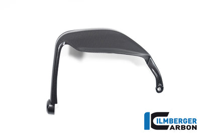Ilmberger Carbon Hand Protector, Left Side Matt for the Ducati Multistrada V4 / V4 S '20 / V4 Pikes Peak '21-25 / V4 Rs '24