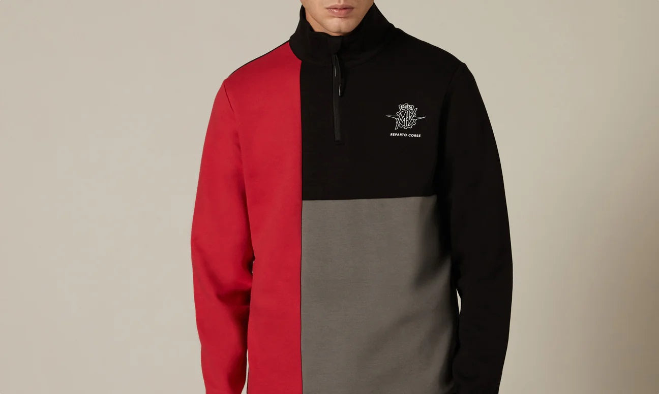MV Agusta Reparto Corse Official Team Wear - Racing Half Zip Sweatshirt