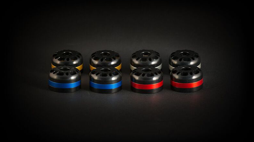 AEM FACTORY - 'DRILL' DUAL COLOR BAR ENDS UNIVERSAL