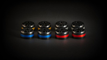 AEM FACTORY - 'DRILL' DUAL COLOR BAR ENDS UNIVERSAL