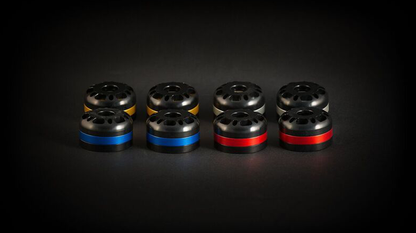 AEM FACTORY - 'DRILL' DUAL COLOR BAR ENDS UNIVERSAL
