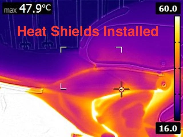 Ducati Spacers Heat Shield Kit for Ducati Panigale 1299 / 1199 / 959 / 899 / V2 and Streetfighter V2 (12-24)