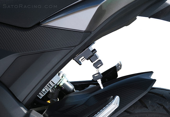 Sato Racing Helmet Lock for Kawasaki Z125 PRO (2016+)