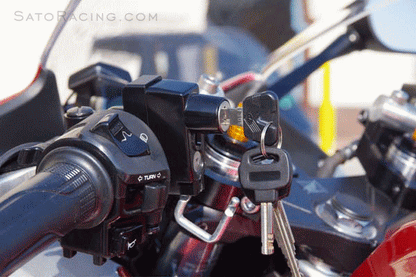Sato Racing Universal Helmet Lock (Handlebar Mounted)
