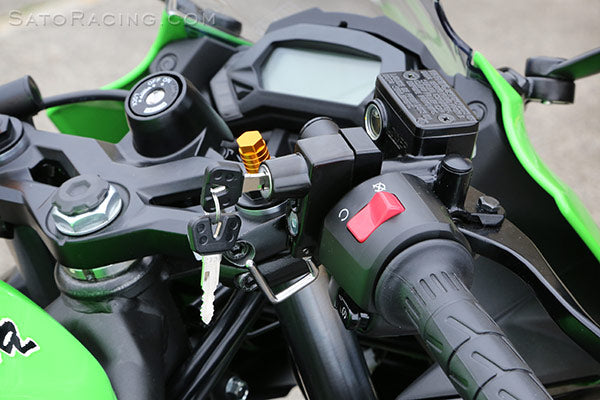 Sato Racing Universal Helmet Lock (Handlebar Mounted)