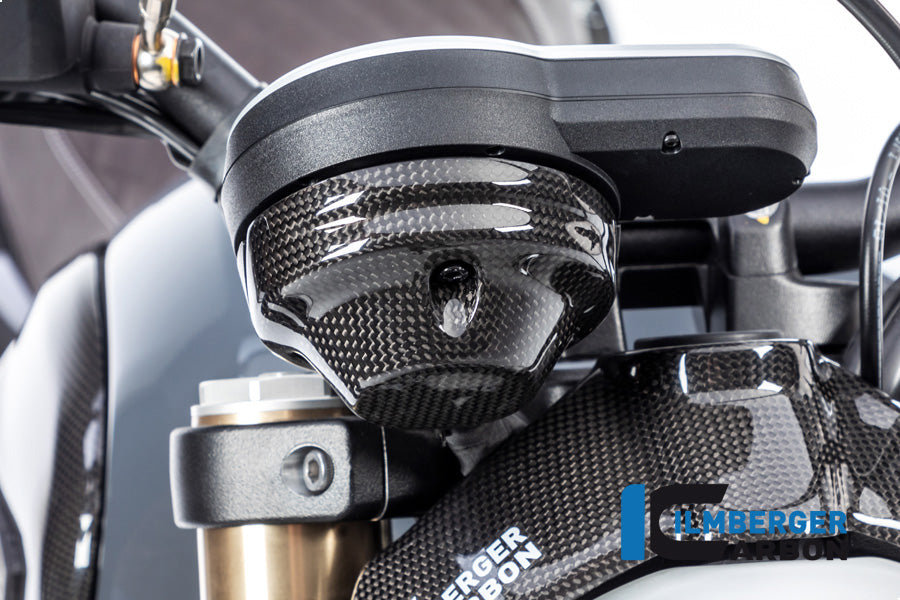 Ilmberger Carbon Instrument Cover for the Ducati Scrambler '1100 '17 / Scrambler Icon '14-25 / Scrambler Cafe Racer '14-23 ETC