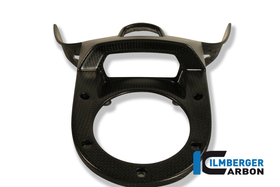 Ilmberger Carbon Instrument Cover at the Tank Carbon for the Ducati Diavel 2011 - 2014