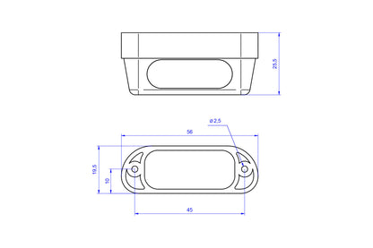 CNC Racing Billet LED Plate Light 'FIRE'