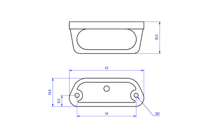 CNC Racing Billet LED Plate Light 'MINI'