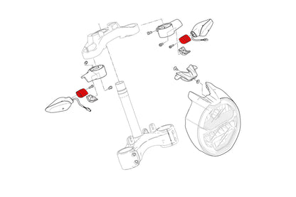 CNC Racing Indicator Adapter Mounts For OE Fender and Front Turn signals- Type 2