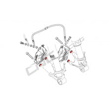 AEM FACTORY - Billet Front Brake Caliper Spacers (kit of 4) - 7.5mm