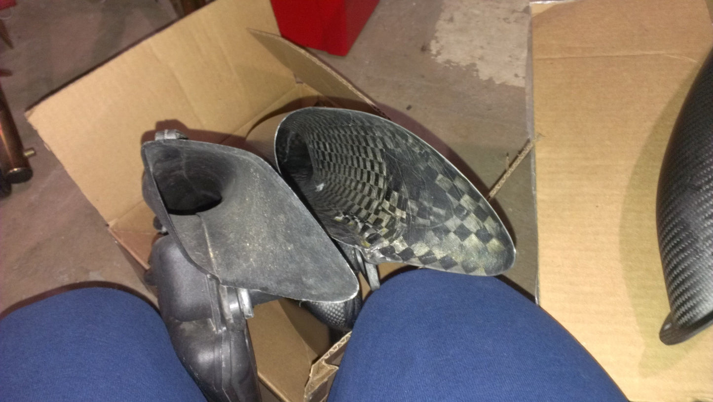 EVR Carbon Fiber Airbox and Ducts for the Ducati 749/999